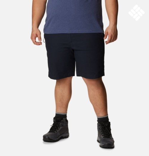 Columbia Flex ROC Shorts Herre Svarte | Plus Size 29580L